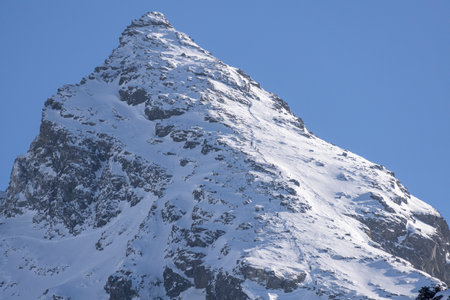 View of the Koscielec peak. Tatra Mountains.の写真素材