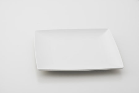 Image of a square empty plateの写真素材
