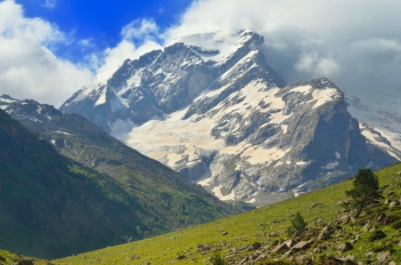 This is mountains summit in Cucasus Uzunkolの写真素材