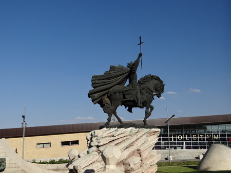 Statue of Alfonso VI of Castileの写真素材