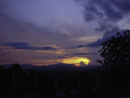 Evening in Thailandの写真素材