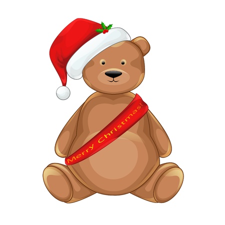 Christmas bearのイラスト素材