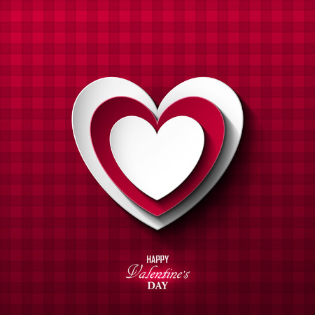 Bright Valentine`s day backgroundのイラスト素材