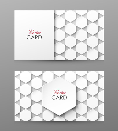 Stylish vector business cardsのイラスト素材