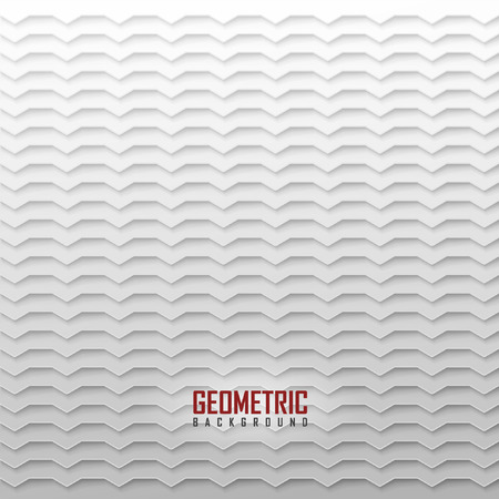 White vector geometric backgroundのイラスト素材