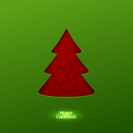 Bright vector christmas greeting cardのイラスト素材
