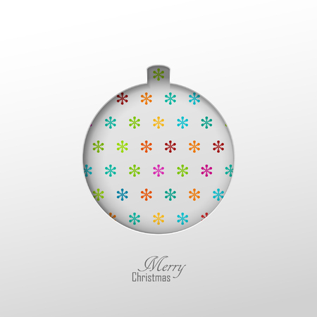 Bright vector christmas greeting cardのイラスト素材