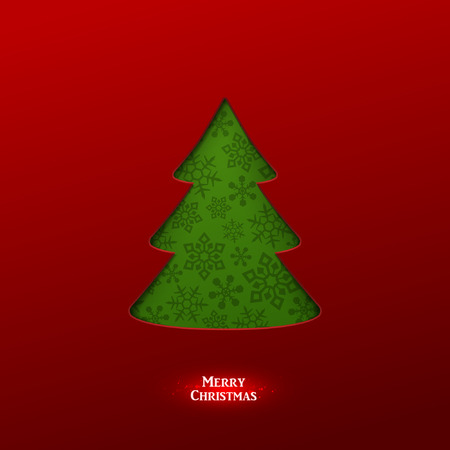 Bright vector christmas greeting cardのイラスト素材