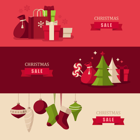 Christmas concept illustrationsのイラスト素材