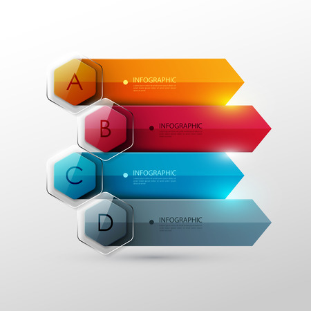 Business infographic template. Vector illustration.のイラスト素材
