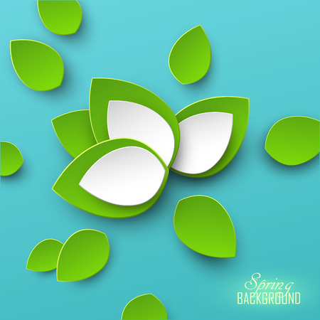 Bright spring abstract backgroundのイラスト素材