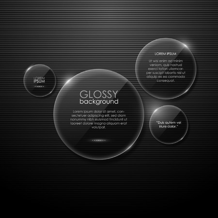 Vector glass panelsのイラスト素材