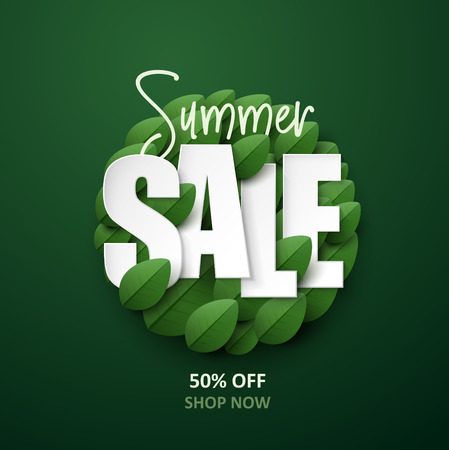 Summer sale backgroundのイラスト素材