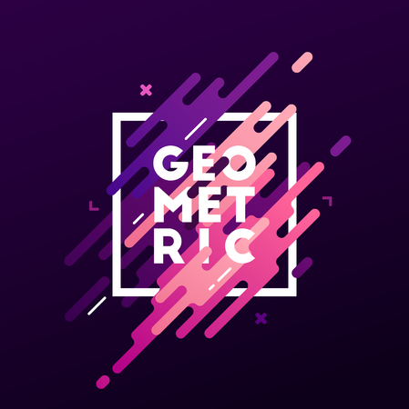 Abstract geometric background. Vector illustration.のイラスト素材