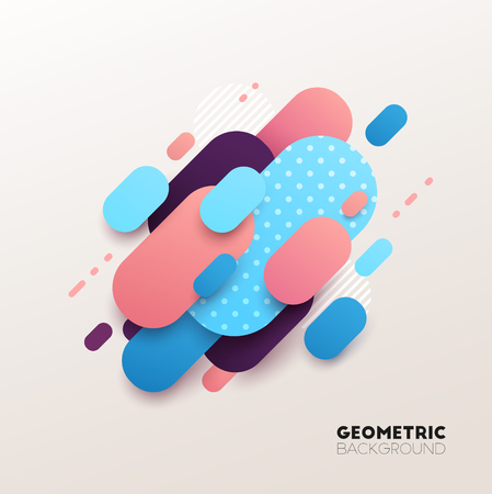 Abstract geometric background. Vector illustration.のイラスト素材