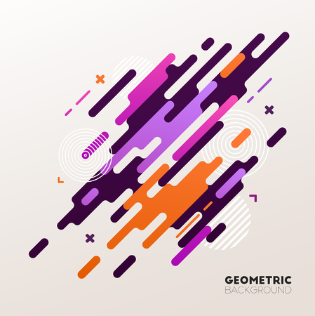Abstract geometric background. Vector illustration.のイラスト素材