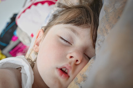 Agata sleepingの写真素材