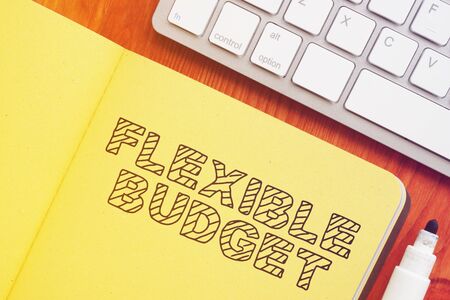 Conceptual hand written text showing Flexible Budgetの写真素材