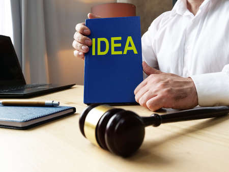 Individuals with Disabilities Education Act IDEA is shown on the conceptual business photoの写真素材