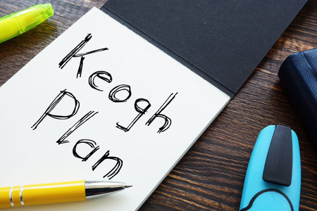 Keogh Plan is shown on the conceptual business photo