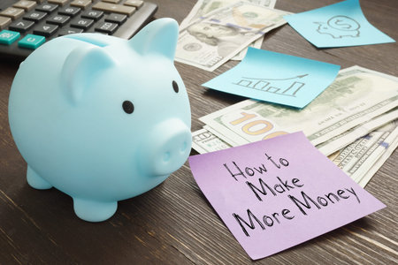 How to Make More Money is shown on the business photo using the text