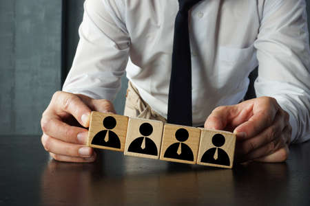 Management audit is shown on the business photo using the textの写真素材