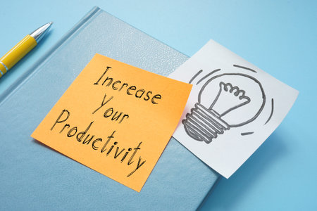 Increase Your Productivity is shown on the business photo
