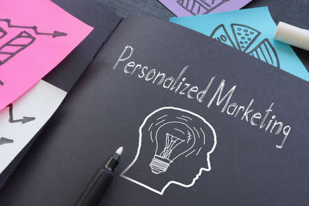Personalized Marketing is shown on the business photo using the textの写真素材