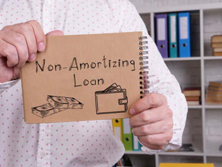 Non-Amortizing Loan is shown on a photo using the text