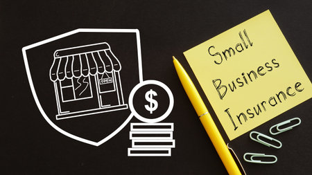 Small Business Insurance is shown using a text