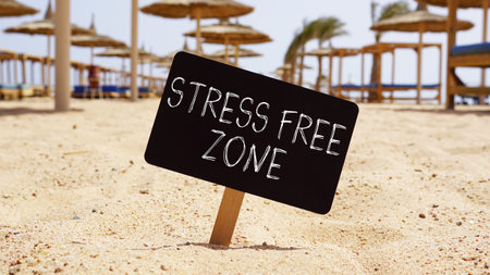 Stress free zone is shown using a text