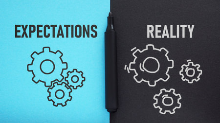 Reality vs Expectations are shown using a text