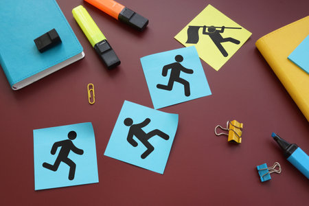 Leadership concept. Leadership skills need for top management in organization, company such as supervisor, manager, CEO.の写真素材