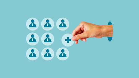 Job employment, recruitment and business concept. Now hiring join our team. Staff expansion and recruitingの写真素材