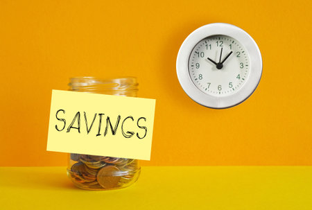 Savings plan. Concept of retirement, save money and cash, finance, investing, growth management, income, business, financial planningの写真素材