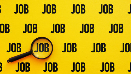 Best offers on the job fair. Search for job openings and vacancies. Job vacancy conceptの写真素材