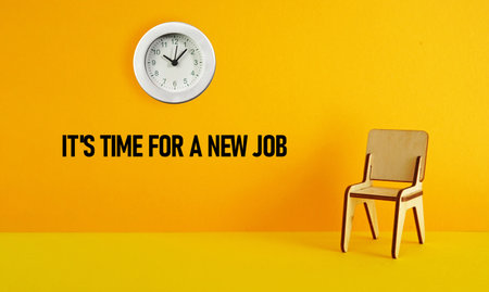 It's time for a new jobの写真素材