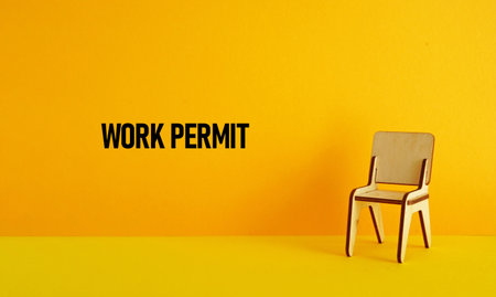 Work Permit Application Job Employment Conceptの写真素材
