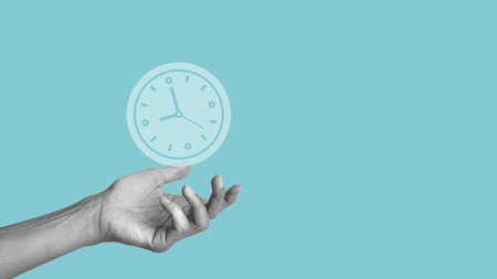 Protect Your Future and Time Management concept is shown by hand with a clock