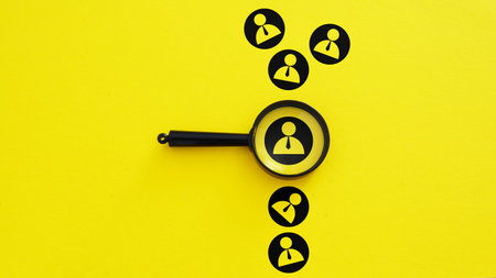 Searching for a new team member. Job opportunity and Hiring Process conceptの写真素材
