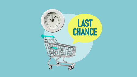 Last chance is shown as business concept