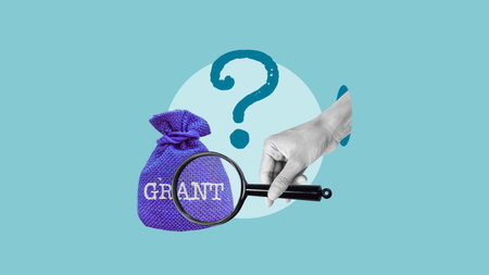 How to get a grant, Grant funding or Research Funding are shown using a text