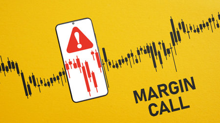Margin call is shown as business financial concept
