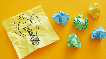 Got an idea. Creative imagination. Motivational Skills and leadership concept. Business creativity...