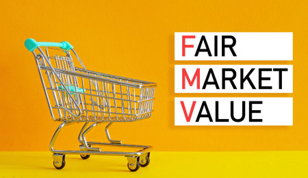 Fair Market Value FMV is shown as business conceptの写真素材