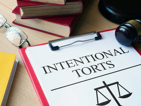 Intentional Torts are shown as legal conceptの写真素材
