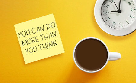 You Can Do More Than You Think - Self Belief, Determination and Personal Growth. Overcoming Obstacles, Confidence and Success Mindsetの写真素材