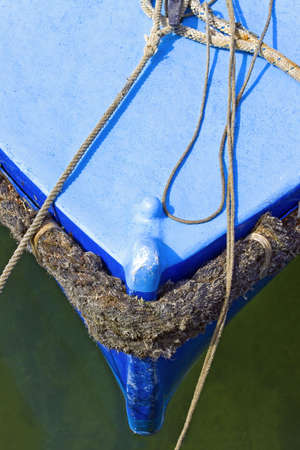 Wooden boat mooredの写真素材