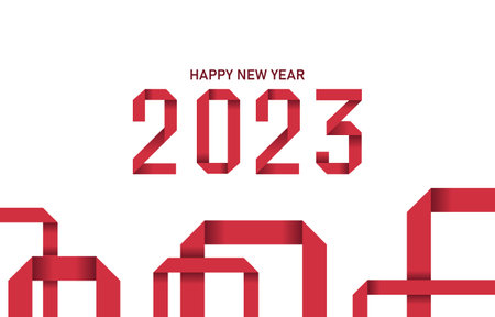 New Year 2023 Backgroundのイラスト素材