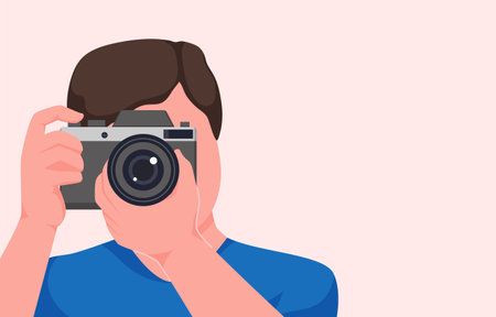 Photography Day Background Templateのイラスト素材
